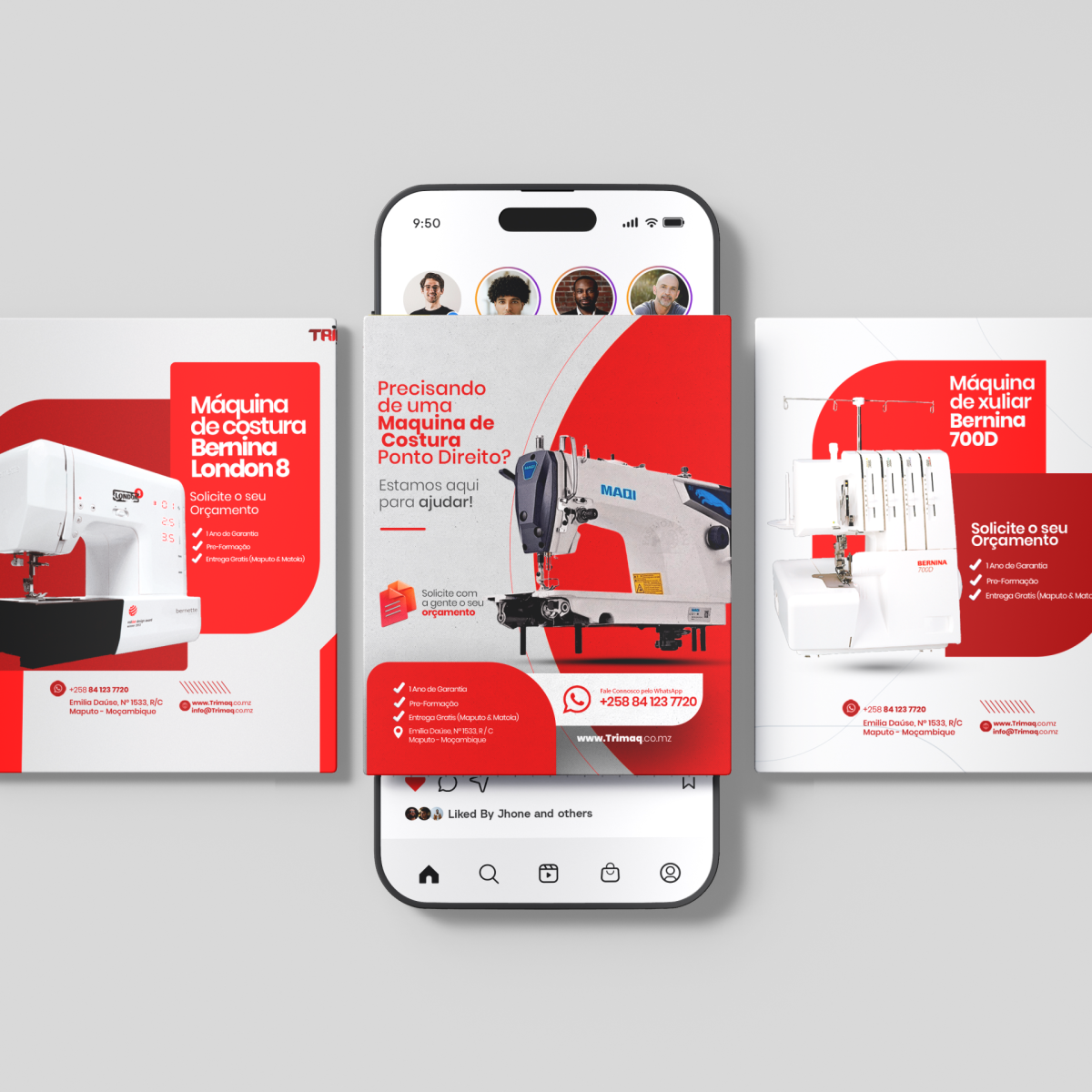 Sewing Machine Co. (Product Social Media)