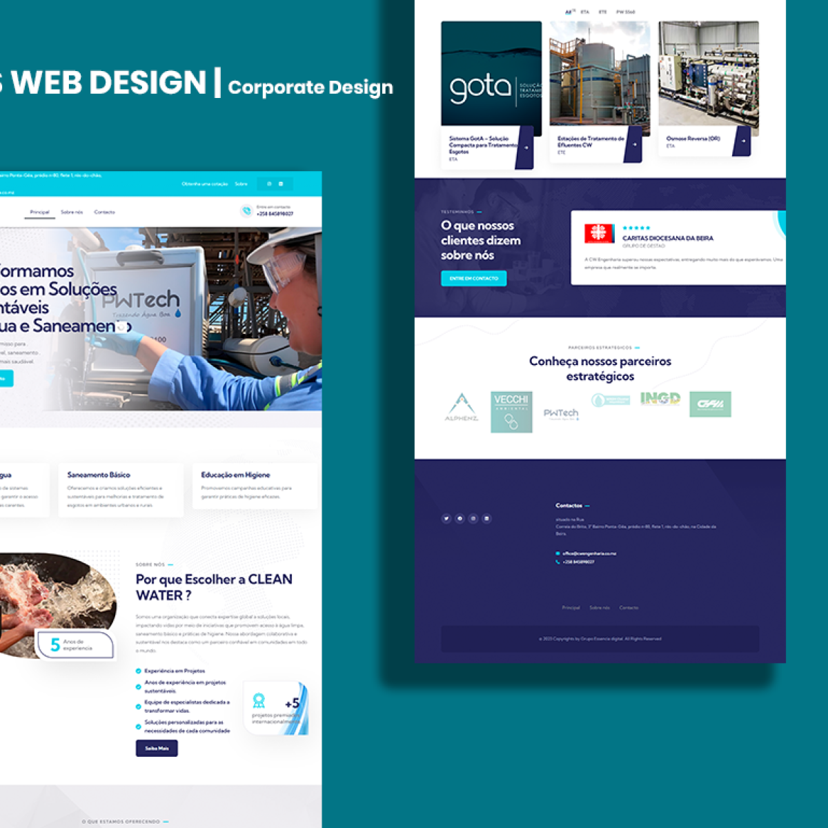 CW Engenharia (Corporate Engineering Website)